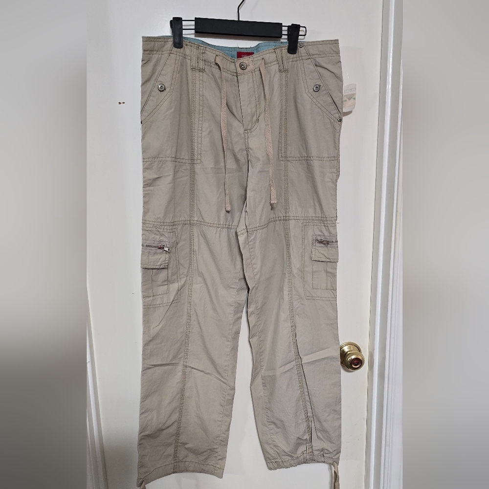 #924 Massimo Women's Tan Cargo Pants